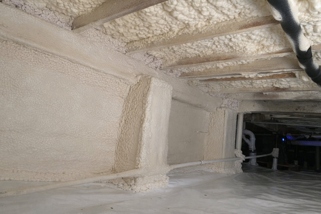 Crawl space insulation in Champaign, IL